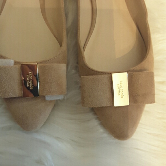 Kate Spade genuine suede flats shoes - Picture 8 of 8